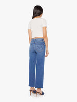 Load image into Gallery viewer, The Mid Rise Rambler Zip Ankle Fray in Dugout Doobies
