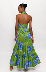 Load image into Gallery viewer, Joslin Maxi Dress in Dramatic Outline Floral
