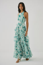Load image into Gallery viewer, Loulou Dress in Watercolor Daffodils

