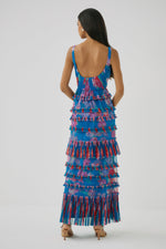 Load image into Gallery viewer, Lindsey Gown in Blue Watercolor
