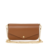 Load image into Gallery viewer, Italian Leather Shoulder/Crossbody Bag in Pewter
