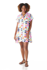 Jennings Dress in Chappy Stripe