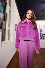 Load image into Gallery viewer, Faux Fur Jacket in Pink
