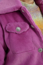 Load image into Gallery viewer, Faux Fur Jacket in Pink
