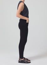 Load image into Gallery viewer, Chrissy High Rise Skinny in Plush Black
