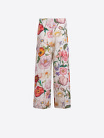 Load image into Gallery viewer, Elena Trouser in Large Multicolor Flowers
