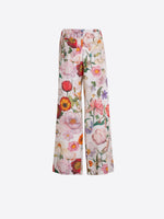 Load image into Gallery viewer, Elena Trouser in Large Multicolor Flowers
