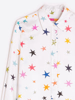Load image into Gallery viewer, Donia Blouse in Multicolor Stars
