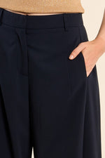 Load image into Gallery viewer, Straight Leg Trousers in Navy
