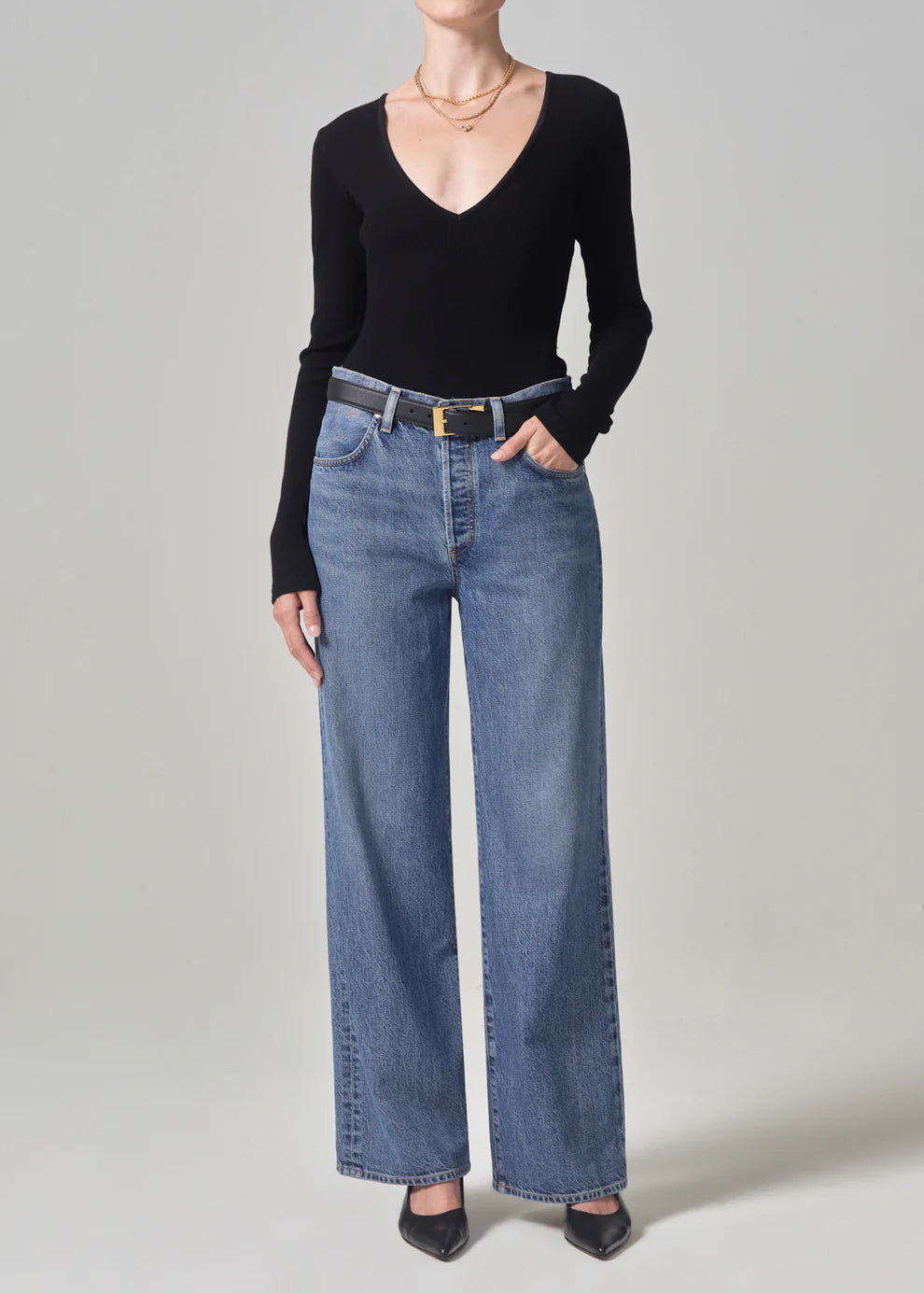 Annina Trouser Jean 33" in Siesta