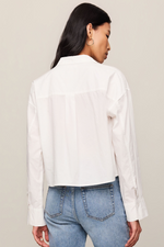 Load image into Gallery viewer, Favorite Button Up Top in White
