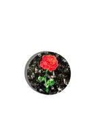 Load image into Gallery viewer, Hand-painted Rose Stem Compact Mirror
