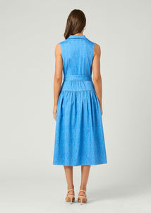 Ezra Dress in Chambray Melange