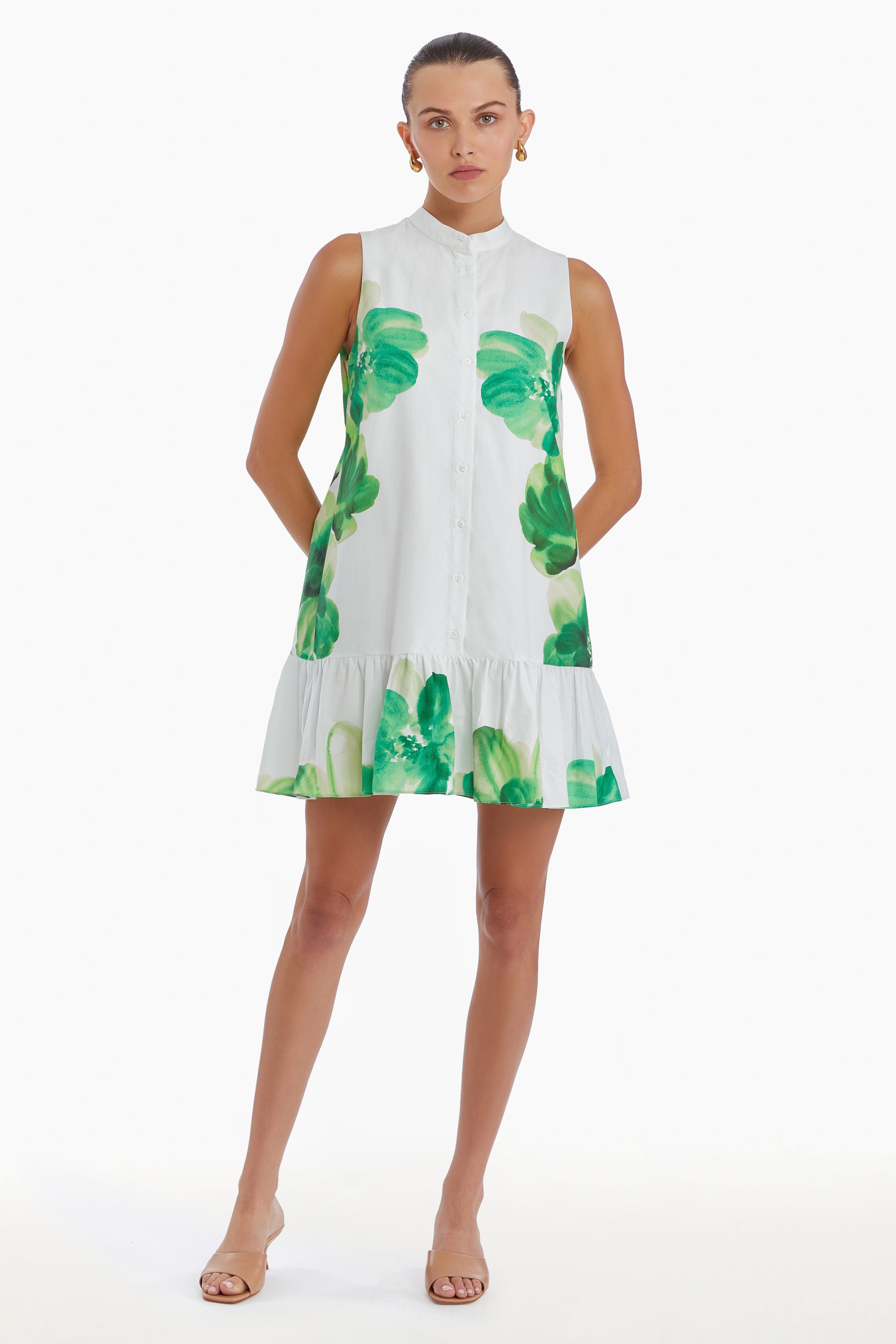 Carol Dress in Sendai Print