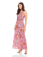 Load image into Gallery viewer, Dani Maxi Dress in Retro Print
