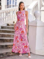 Load image into Gallery viewer, Dani Maxi Dress in Retro Print
