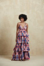 Load image into Gallery viewer, Nevada Maxi Dress in Red Sicily
