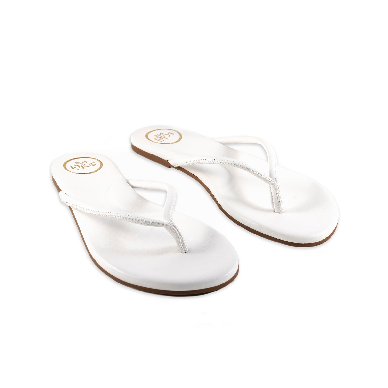 Vivie Slide Sandal in White