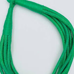 Load image into Gallery viewer, Solid 8-Strand Rope Necklace in Kelly Green
