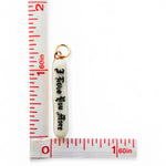 Load image into Gallery viewer, I Love You More Charm on Gold Singapore Chain
