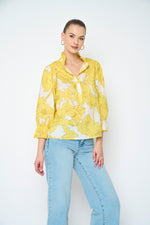 Load image into Gallery viewer, Lina Blouse in Secret Garden

