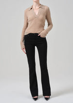 Load image into Gallery viewer, Lilah High Rise Bootcut 32.5&quot; In Plush Black
