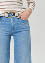 Load image into Gallery viewer, Lyra Wide Leg Crop Clean Hem in Andante
