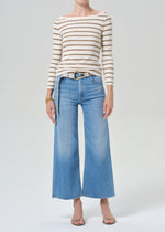 Load image into Gallery viewer, Lyra Wide Leg Crop Clean Hem in Andante
