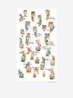 Load image into Gallery viewer, Tropical Fragrance Scarf in Parrot
