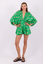 Load image into Gallery viewer, Alicia Romper in Arizona Green
