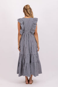 Shandrani Long Dress in Coral