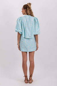 Inaya Blouse in Seychelles Print