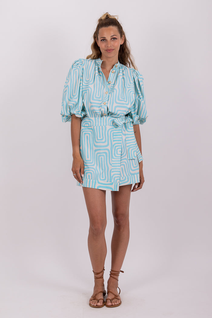 Inaya Blouse in Seychelles Print