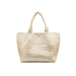 Load image into Gallery viewer, Woven Tote in Champagne
