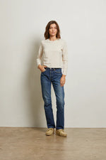 Load image into Gallery viewer, Bruce Long Sleeve Crew Tee in Sugar
