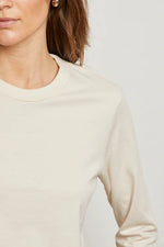 Load image into Gallery viewer, Bruce Long Sleeve Crew Tee in Sugar

