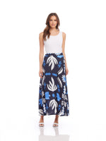 Load image into Gallery viewer, Lexi Skirt in Navy Print
