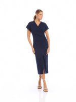 Load image into Gallery viewer, Luna Midi Dress in Navy
