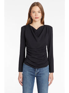 Long Sleeve Fersia Top in Black