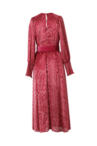 Sharon Devore Dress in Fuchsia