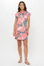 Load image into Gallery viewer, Mini Shirt Dress in Nautilus Navy
