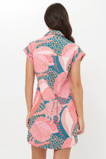 Load image into Gallery viewer, Mini Shirt Dress in Nautilus Navy
