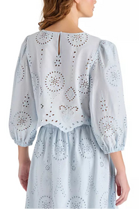 Meera Top in Iris Blue