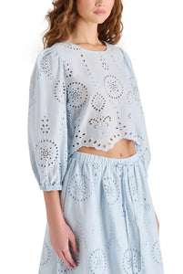 Meera Top in Iris Blue