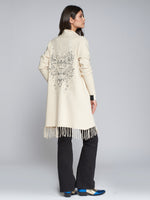 Load image into Gallery viewer, Fringe Cardigan in Beige
