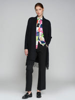 Load image into Gallery viewer, Fringe Cardigan in Black
