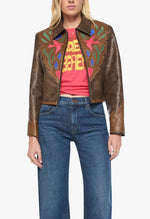 Load image into Gallery viewer, The Open Book Zip Jacket in Picante
