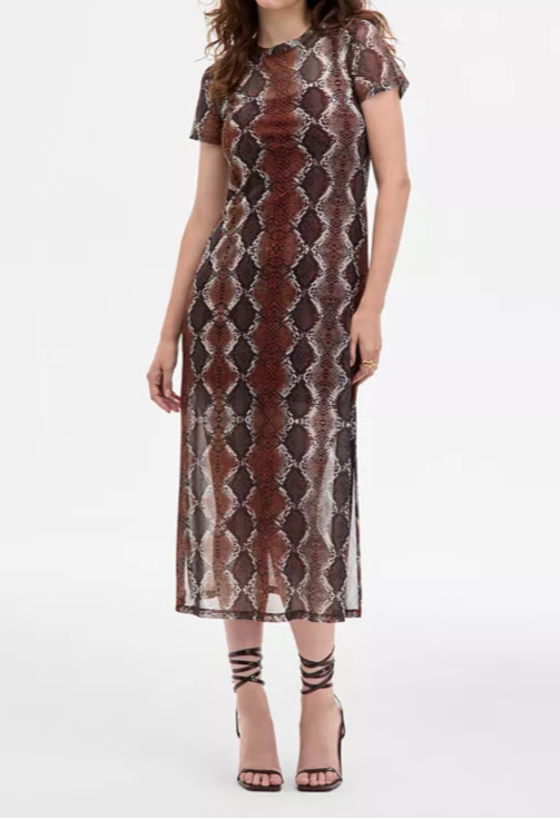 Nola Dress in Bronze