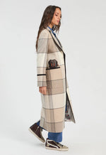 Load image into Gallery viewer, Pipa Plaid Jacket in Ecru
