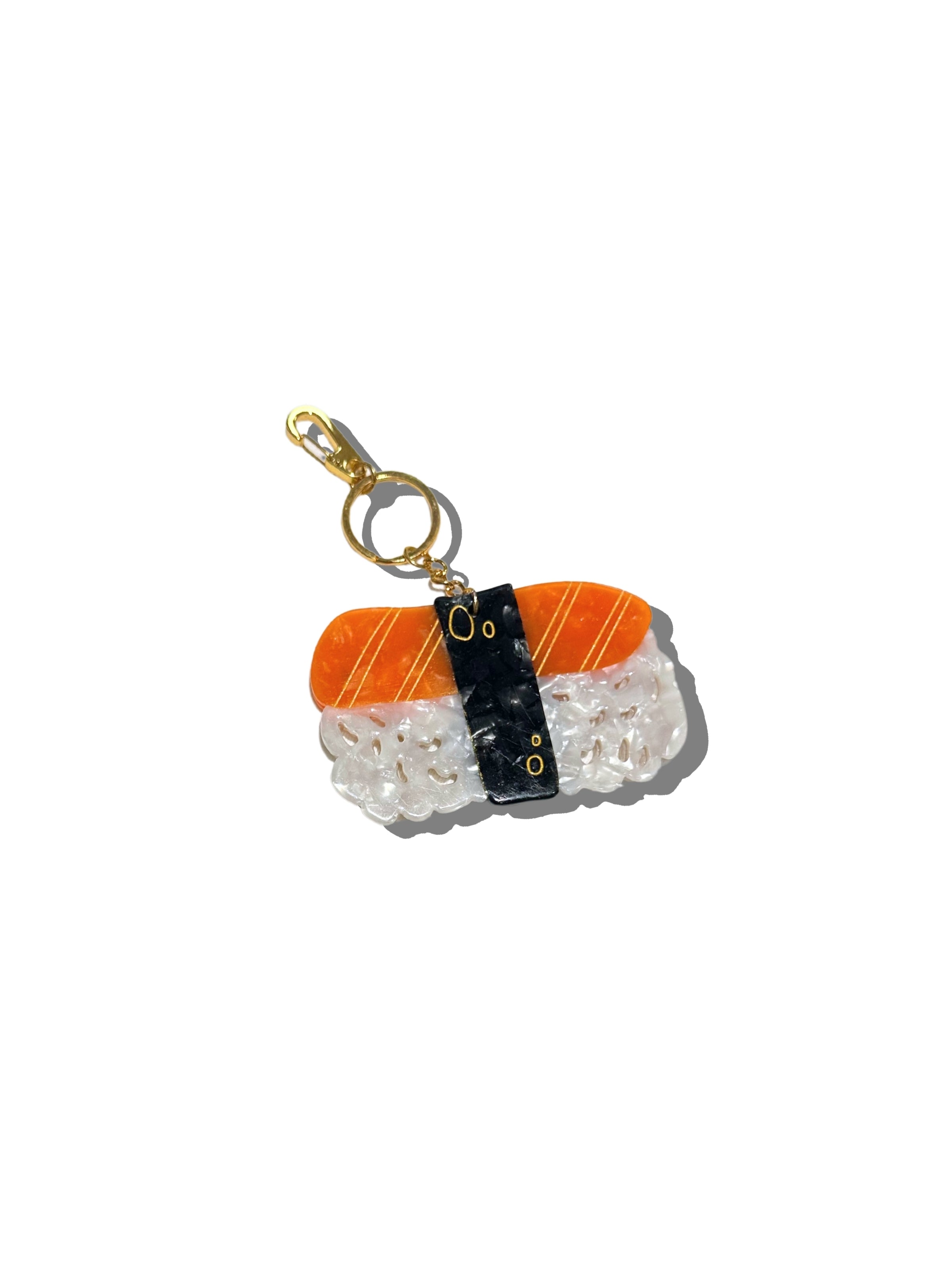 Hand-painted Sushi Bag Charm + Keychain